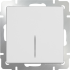 WL01-SW-1G-2W-LED / Выключатель одноклавишный проходной с подсветкой (белый) a030765