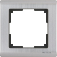 WL02-Frame-01 / Рамка Metallic на 1 пост (глянцевый никель) a028859