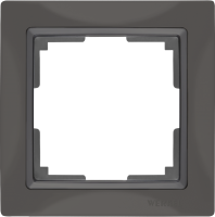 WL03-Frame-01-basic-grey / Рамка Snabb Basic 1 пост (серо-коричневый) a036698