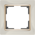 WL03-Frame-01-ivory-GD / Рамка на 1 пост (Слоновая кость / золото) a035247