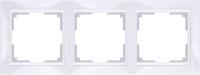 WL03-Frame-03-basic-white / Рамка Snabb Basic 3 поста (белый) a036627
