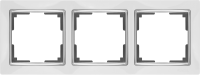 WL03-Frame-03-white / Рамка Snabb 3 поста (белый) a028882