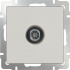 WL03-TV-2W-ivory / ТВ-розетка проходная (слоновая кость) a033757