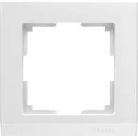 WL04-Frame-01-white / Рамка Stark 1 пост (белый) a028921