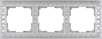 WL07-Frame-03 / Рамка Antik на 3 поста (Жемчужный) a031784