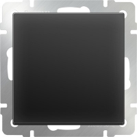WL08-SW-1G-2W / Выключатель одноклавишный проходной (черный матовый) a029867