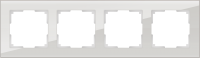 WL01-Frame-04 / Рамка Favorit на 4 поста (Дымчатый, стекло) a030788