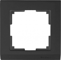 WL04-Frame-01-black / Рамка Stark на 1 пост (черный) a029214